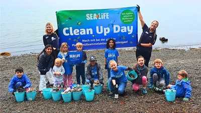 SEA LIFE Konstanz Junge Umweltschützer Clean Up